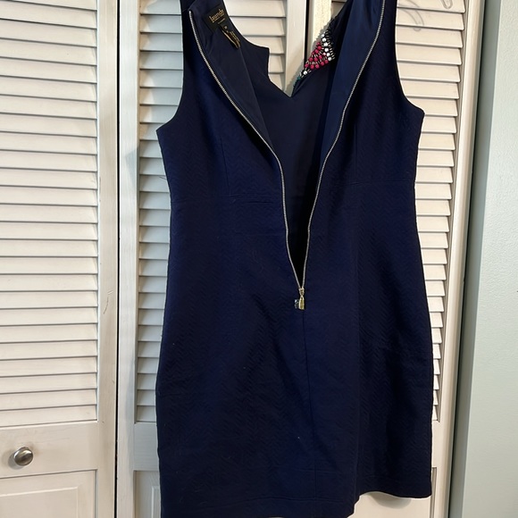 NWOT Laundry by Shelli Segal Beaded shift Dress - Picture 5 of 5